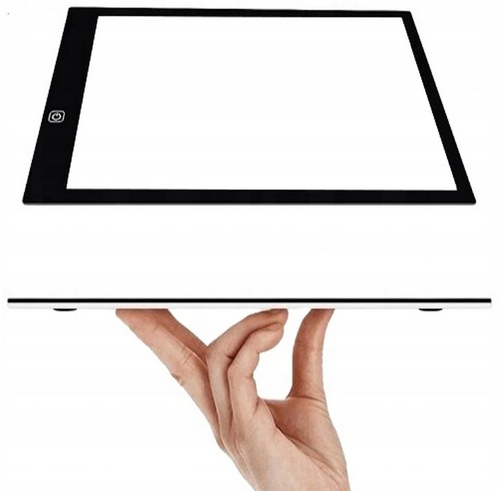 TABLET GRAFICZNY TABLICA kreślarska do kreślenia deska LED ZESTAW NA ŚWIĘTA