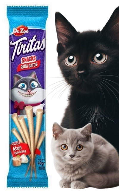 PRZYSMAK DLA KOTA KABANOSY paluszki mix smaków DR ZOO Sticks ZESTAW 6x40g