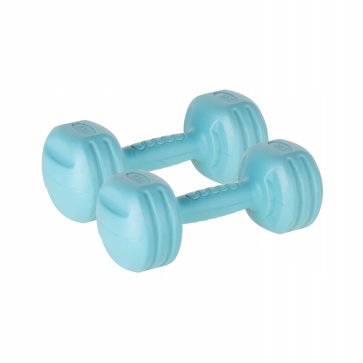 Hantelki bitumiczne hantle 2x2kg zestaw hantli do ćwiczeń REBEL