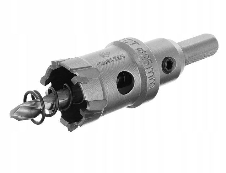 WIERTŁO DO METALU OTWORNICA KORONKA WIDIOWA INOX STAL 25MM WĘGLIK