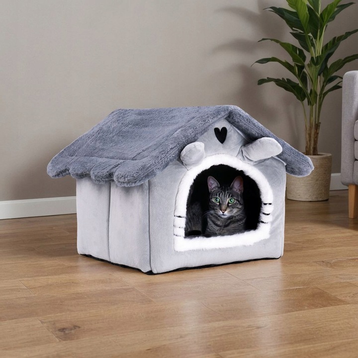 LEGOWISKO DLA KOTA KOTÓW DOMEK BUDKA KOJEC PLUSZOWY PODUSZKA POSŁANIE BUDA