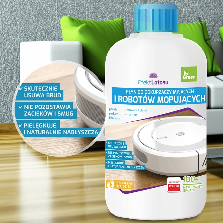 PŁYN DO ROBOTÓW MOPUJĄCYCH SPRZĄTAJĄCYCH MOPÓW BIONICZNYCH 2x 500ml