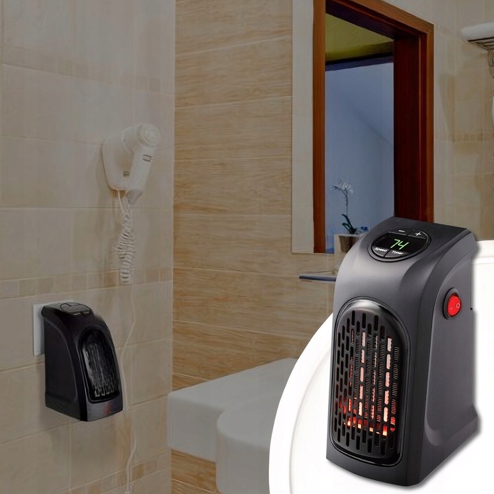 TERMOWENTYLATOR FARELKA ELEKTRYCZNA GRZAŁKA Z REGULACJA TEMPERATURY + TIMER