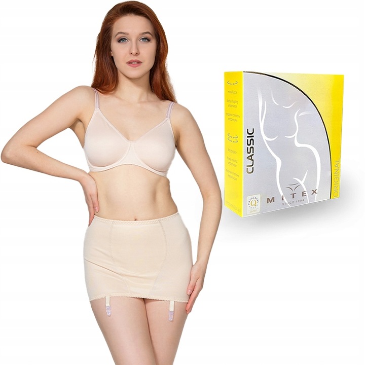 Pas do pończoch Mitex IRA beżowy 108 r.M