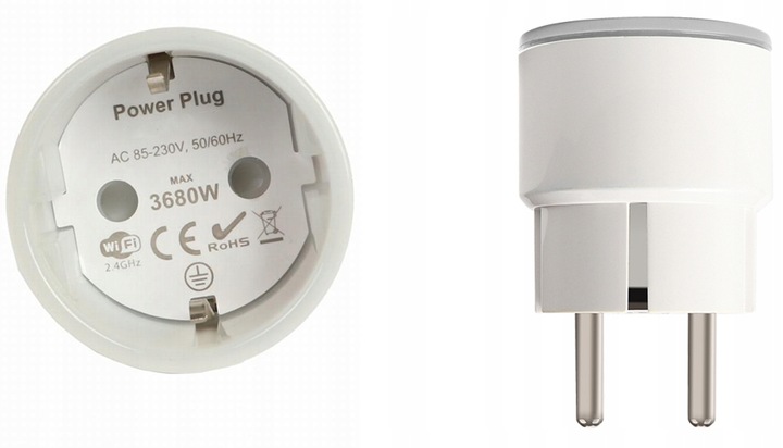 Inteligentne Gniazdko TUYA WIFI Smart 16A POMIAR