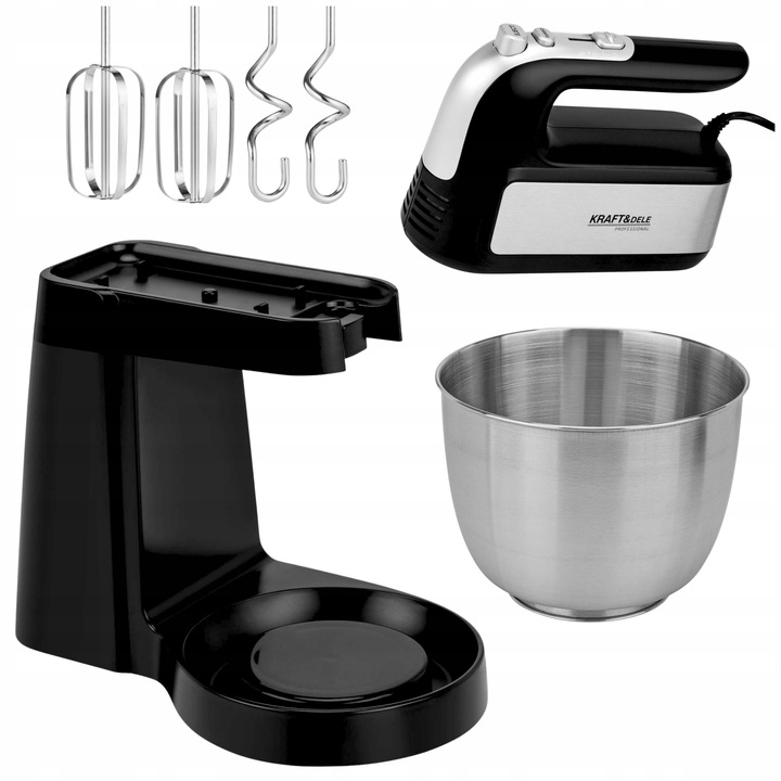 MIKSER Z MISĄ RĘCZNY WIELOFUNKCYJNY ROBOT KUCHENNY 1000W TURBO 5