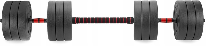 Hantle 2x30kg bitumiczne regulowane Z ŁĄCZNIKIEM zestaw 60kg GRYFY