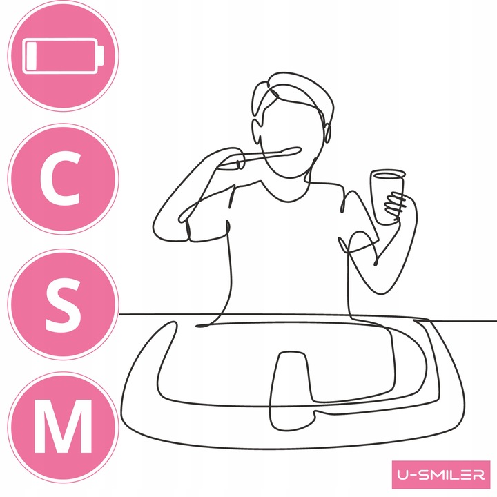 Szczoteczka Soniczna Elektryczna Dla Dzieci Do Zębów 3-12 Lat + 4