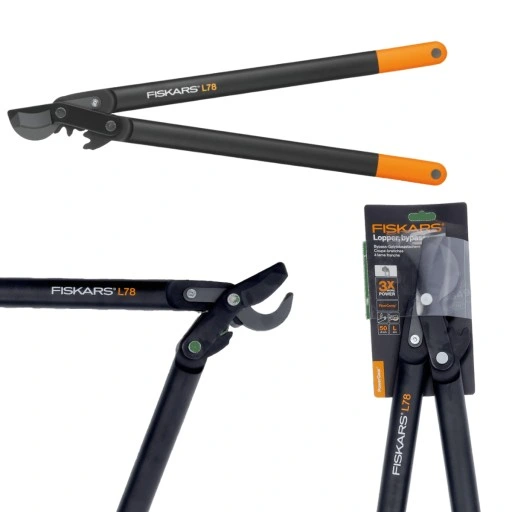 FISKARS L78 Sekator dwuręczny nożycowy do cięcia GRUBYCH gałęzi 50mm