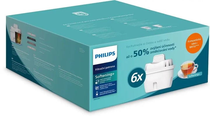 Filtr do dzbanka PHILIPS Micro XClean Softening wkład filtrujący 6