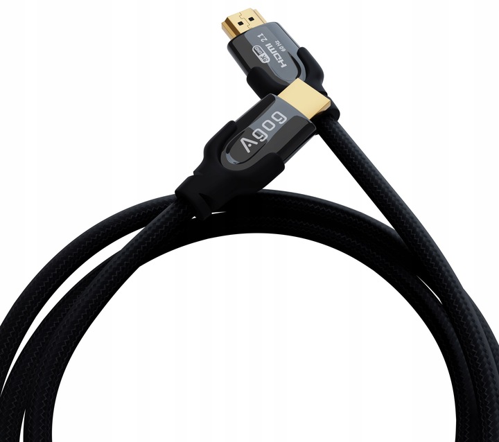 Kabel PRZEWÓD HDMI 2.1 MIEDŹ 8K 60HZ 4K 120Hz 48Gbps MOCNY UHS PRO do TV 2m
