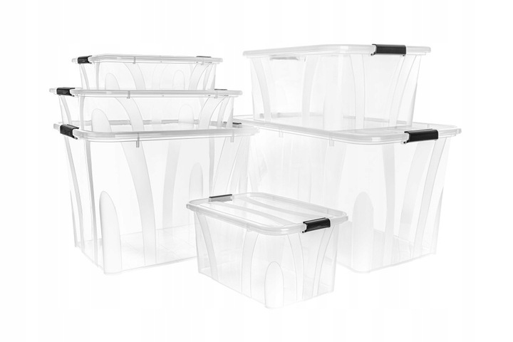 POJEMNIK PLASTIKOWY 21l pudło pojemniki plastikowe MaxBox na zabawki