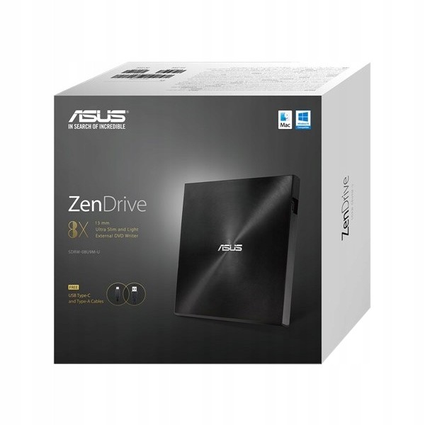 Nagrywarka DVD USB ASUS ZenDrive SDRW-08U9M-U