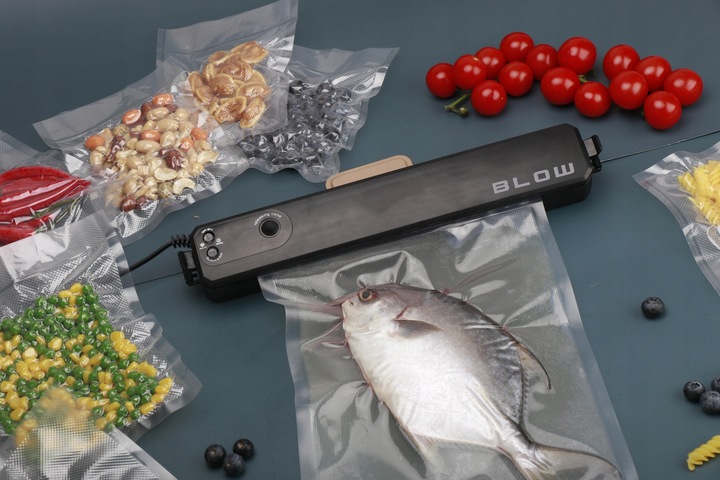 ZGRZEWARKA PAKOWARKA PRÓŻNIOWA DO ŻYWNOŚCI JEDZENIA + FOLIA 10 SZTUK