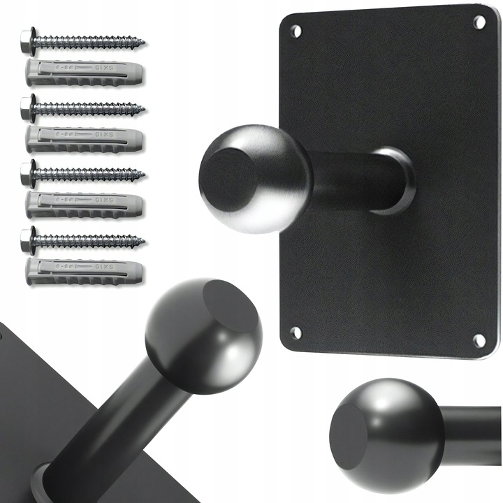 SOLIDNY Wieszak na bagażnik rowerowy ścienny na HAK holowniczy kula FREZ