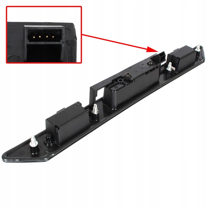 Podświetlenie Rejestracji listwa Blenda do AUDI A3 8P A4 B6 A4 B7 Avant