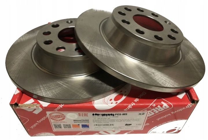 Tarcze Hamulcowe + Klocki Tył VW Touran Passat CC B6 B7 (2005r-2014r)