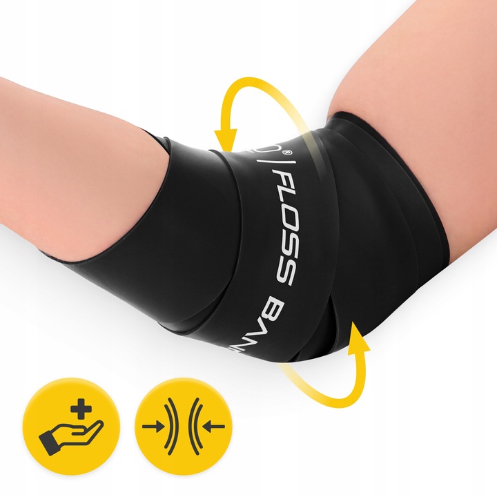 TAŚMA KOMPRESYJNA FLOSS BAND GUMA DO REHABILITACJI MIĘŚNI FLOSSINGU 1,5 MM