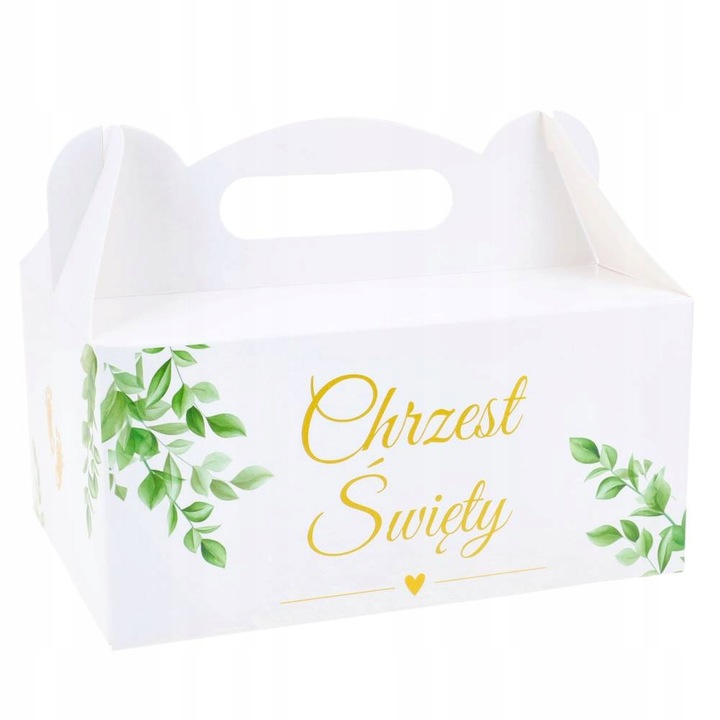 Pudełko Na Ciasto 10szt Chrzest Pudełka Dekoracyjne Podziękowania Dla