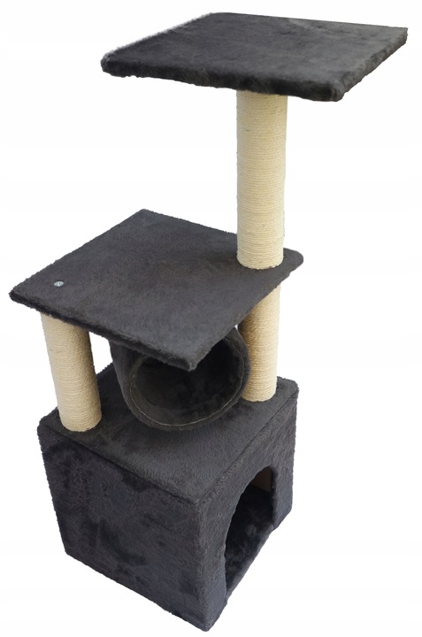 DRAPAK DLA KOTA WIEŻA LEGOWISKO do leżenia DOMEK Budka 4 Poziomy Tuba