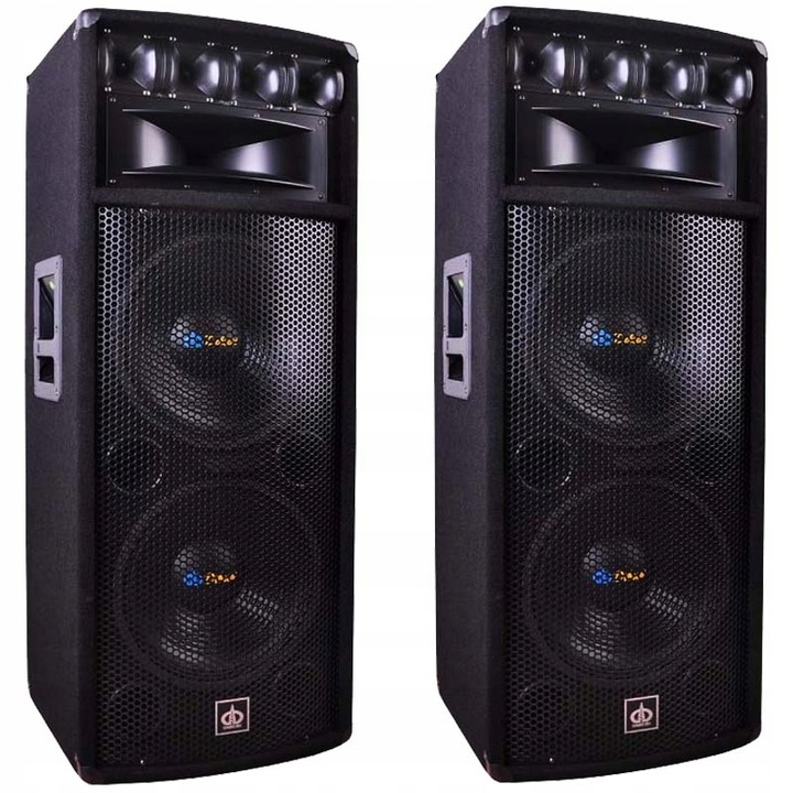 KOLUMNY ESTRADOWE 1600W + KOŃCÓWKA BT NAGŁOŚNIENIE