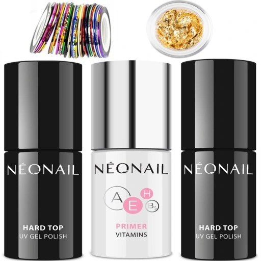 2+1 NEONAIL LAKIER HYBRYDOWY BAZA I TOP + PRIMER