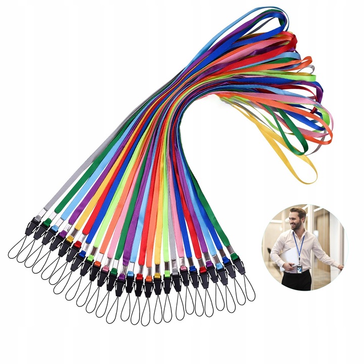 SMYCZ smyczka do pendrive kluczy telefonu kolorowe 25 SZT