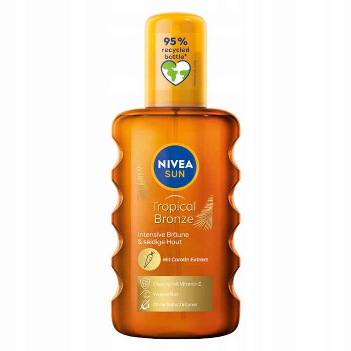 NIVEA SUN Intense Bronze Karotenowy olejek do opalania w spray’u, 200 ml