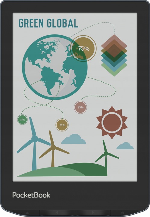 Czytnik Ebook Tablet PocketBook Verse Pro Color 16 GB 6 Cali Czarny