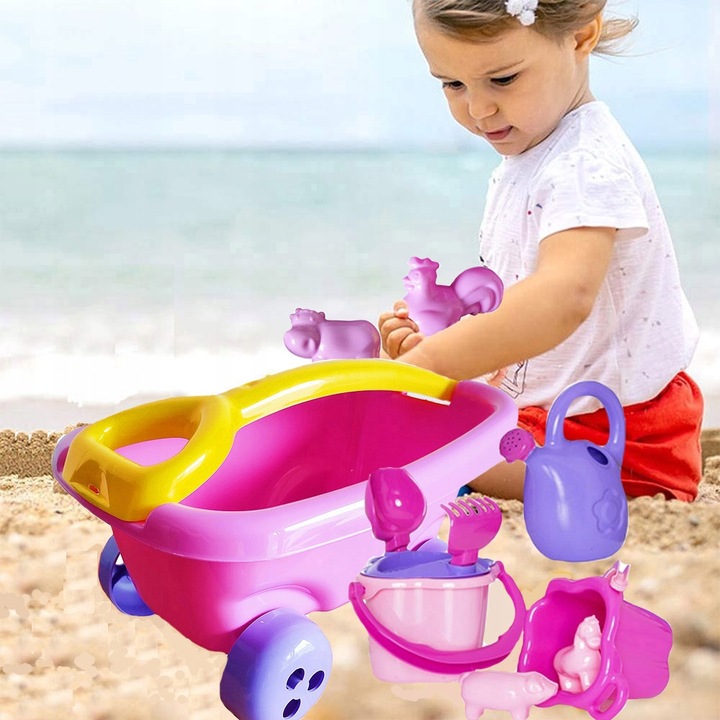 WÓZEK WÓZECZEK TACZKA + FOREMKI DLA MALUSZKA PL DZ