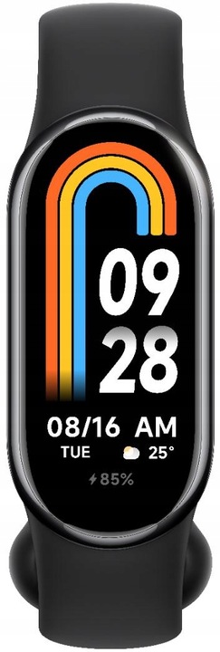 SMARTBAND XIAOMI Smart Band 8 Czarny AMOLED wodoodporność 5 ATM / 50 M