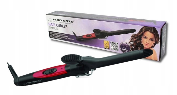 TRADYCYJNA LOKÓWKA DO WŁOSÓW KRĘCENIA LOKÓW LOKI CERAMICZNA 16MM