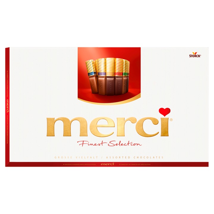 Bombonierka Merci Finest Selection 400 g Praliny data 01.04.2026.