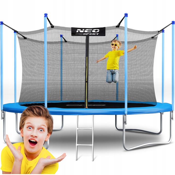 TRAMPOLINA OGRODOWA 374cm 12ft NEOSPORT model 2024