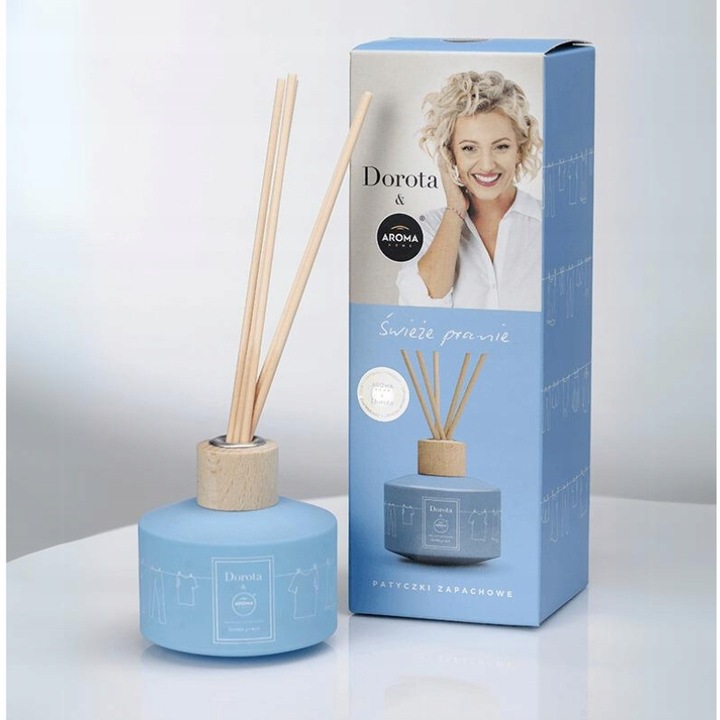 Patyczki zapachowe Świeże pranie - 100 ml - Aroma Home & Dorota Szelągowska