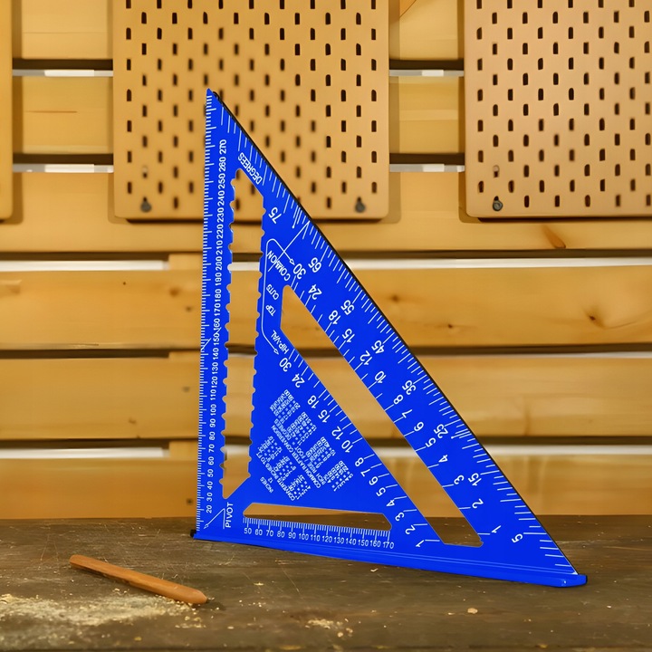 KĄTOWNIK STOLARSKI CIESIELSKI ALUMINIOWY 12" 30x30 PRZYMIAR BUDOWLANY