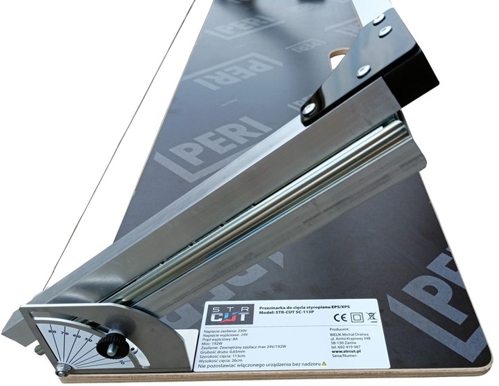 PRZECINARKA GILOTYNA MASZYNA DO CIĘCIA STYROPIANU STYRODURU STR CUT SC-104