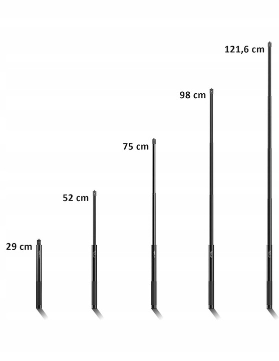 Uchwyt Monopod Grip Selfie Stick 1210 mm ULANZI do GoPro SJCAM DJI Insta360