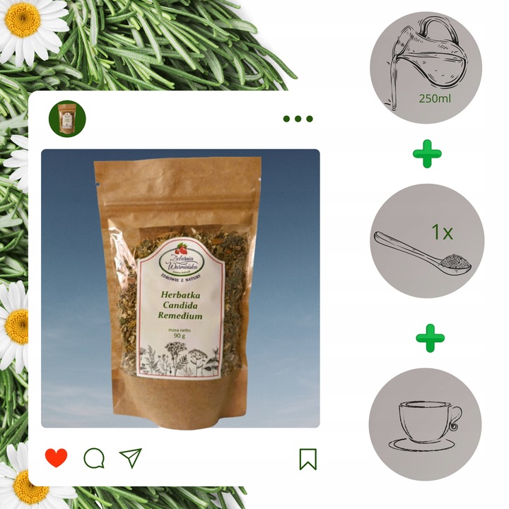 ZIOŁA CANDIDA REMEDIUM PRZECIW GRZYBOM KANDYDOZA