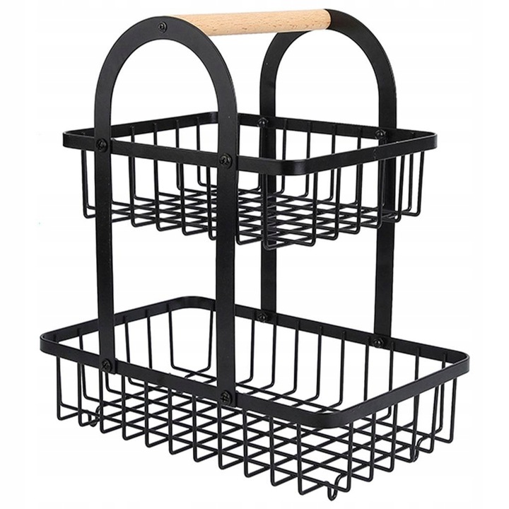 KOSZ na OWOCE piętrowy ORGANIZER koszyk Tadar Rainbow 27x18,5x31