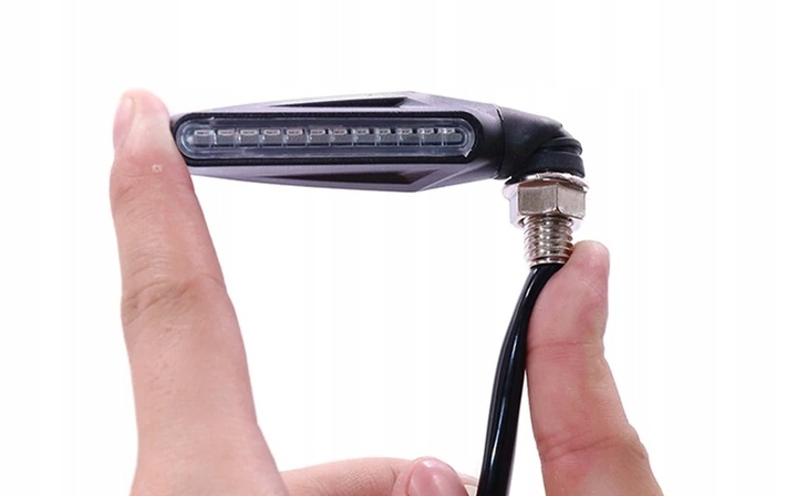 4x KIERUNKOWSKAZY 12 LED MOTOCYKL QUAD MIGACZ KIERUNKI DYNAMICZNE PŁYWAJĄCE