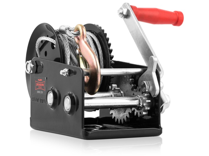 WYCIĄGARKA RĘCZNA KORBOWA LINOWA 1133kg WCIĄGARKA lebiodka przenośna