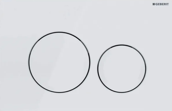 Przycisk spłukujący do WC Geberit Delta Biały