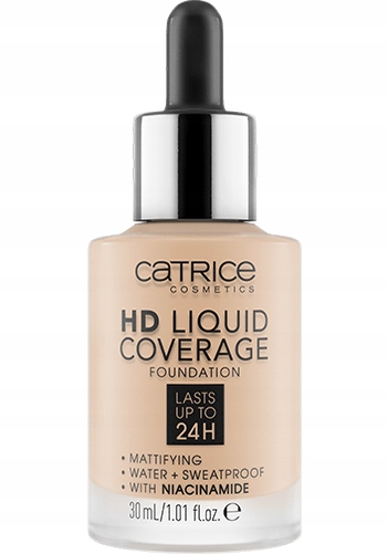Catrice HD Liquid Coverage Płynny Podkład Kryjący 010 Light Beige