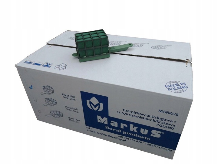 Gąbka mokra florystyczna cegła pianka zielona 20 sztuk !