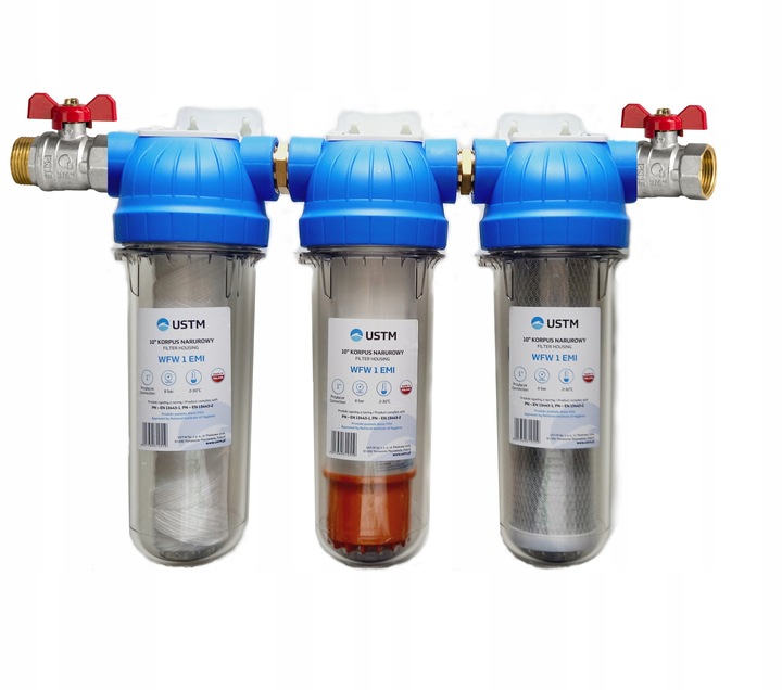 FILTR DO WODY WĘGLOWY ZMIĘKCZACZ WSTĘPNY 3/4'' KUREK