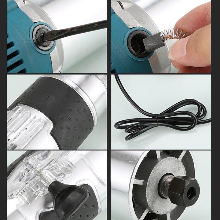 FREZARKA TRYMER DO DREWNA ELEKTRYCZNA RĘCZNA 800W