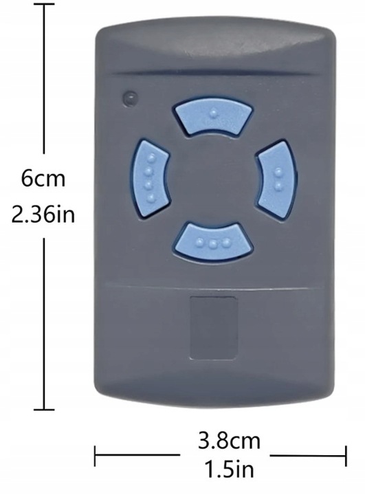 Pilot do bramy HORMANN 868MHz zamiennik HSE2 HSE4 HSM2 HSM4 HSM 4-kanałowy