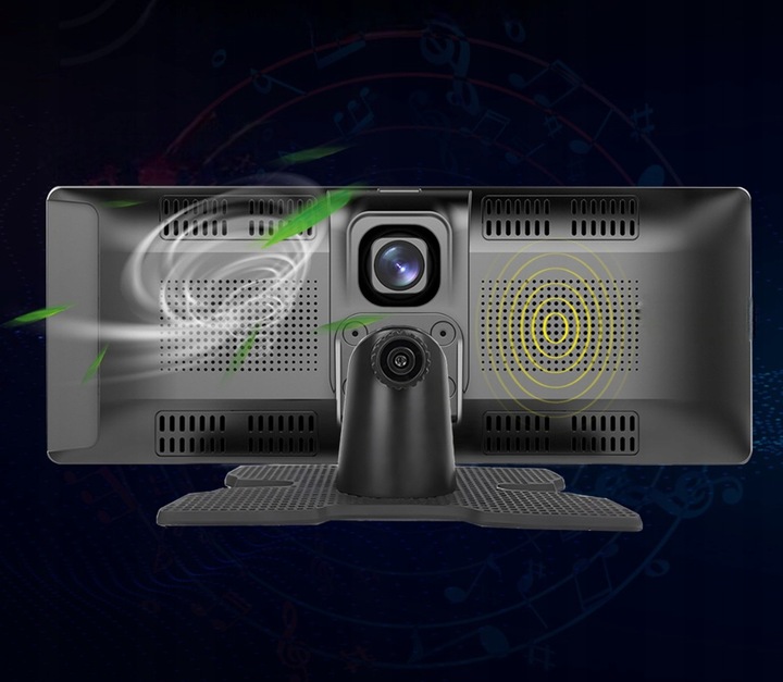 RADIO STACJA MULTIMEDIALNA MONITOR ANDROID AUTO APPLE CARPLAY 2 KAMERY