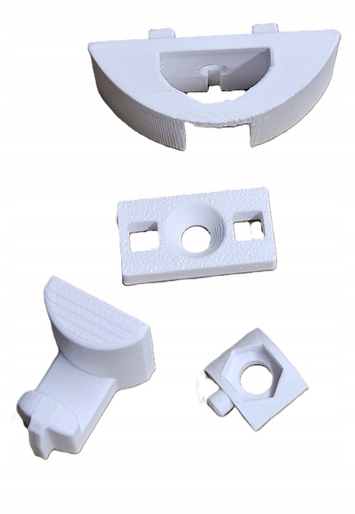 Elementy naprawcze kabiny Cersanit Carmen, Paula, Vega, Rexona - dolne